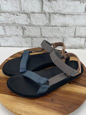 Teva Original Mens Sz. 13 Color Block Adjustable Strappy Universal Sandals